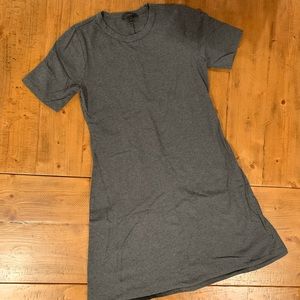 J Crew T-Shirt Dress size small. Dark grey